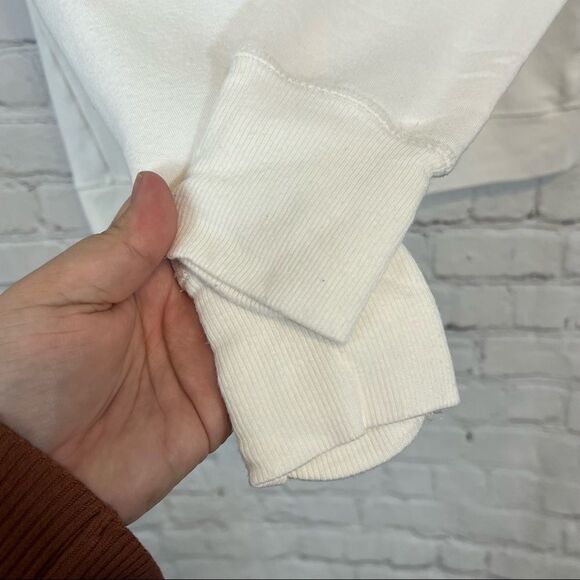 Athleta Womens Extra Sm Sweatshirt Hooded Criss Cross Pullover Back Whyte Hoodie - Picture 5 of 8